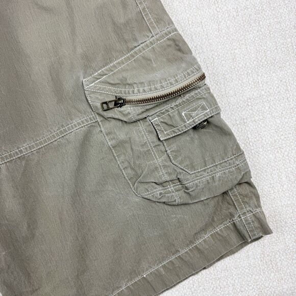 Kuhl Men's Crag Series Cargo Pocket Green Outdoor Hiking Utility Work Shorts 34 - Picture 6 of 15